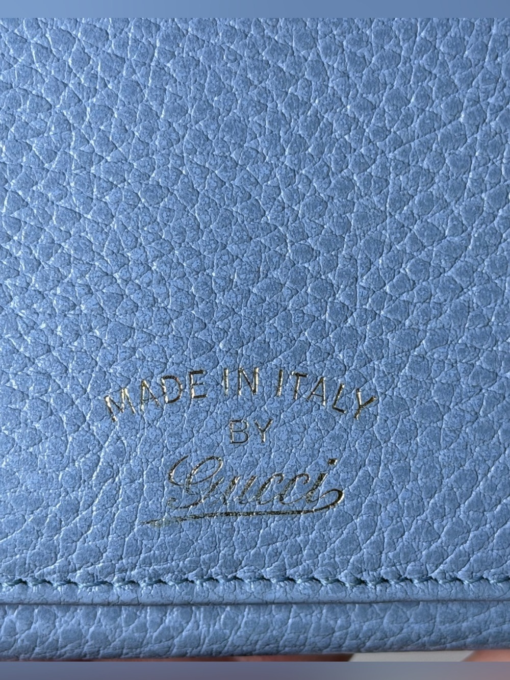 Gucci continental blue wallet with box - Picture 8 of 16